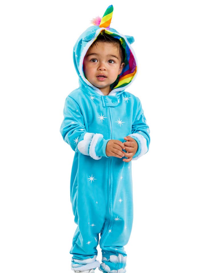 Unicorn Baby and Toddler Halloween Costume Onesie for wholesale by Tipsy Elves