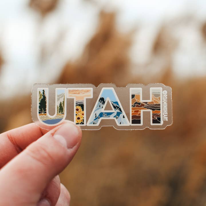 Roaming Heart - Wholesale Sticker - Utah | Clear Sticker4