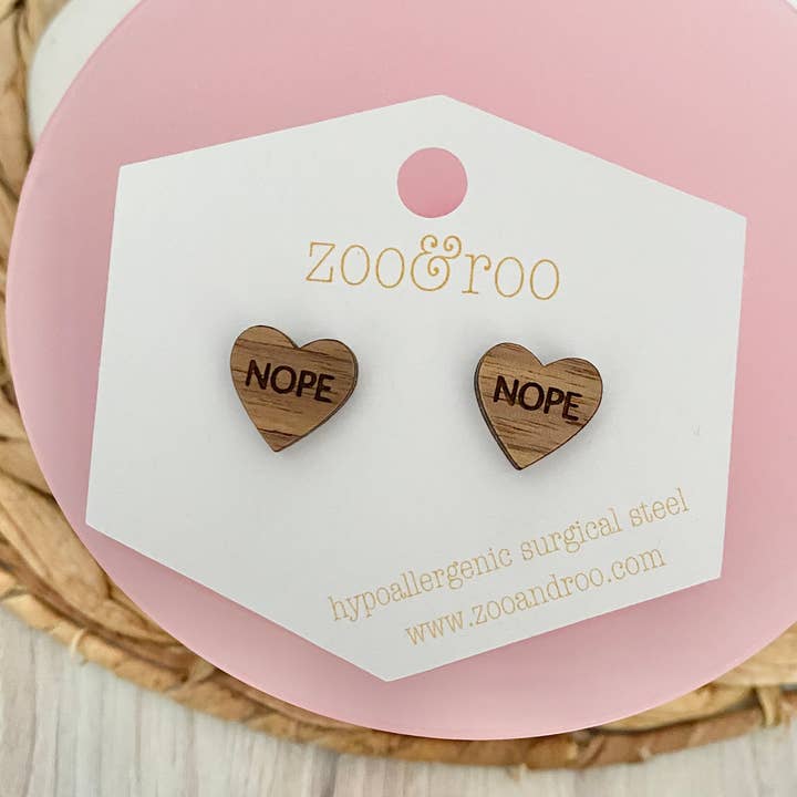 zoo&roo - Wholesale Jewelry Set - Set of 36 Conversation Heart Studs | Valentines Day earrings17