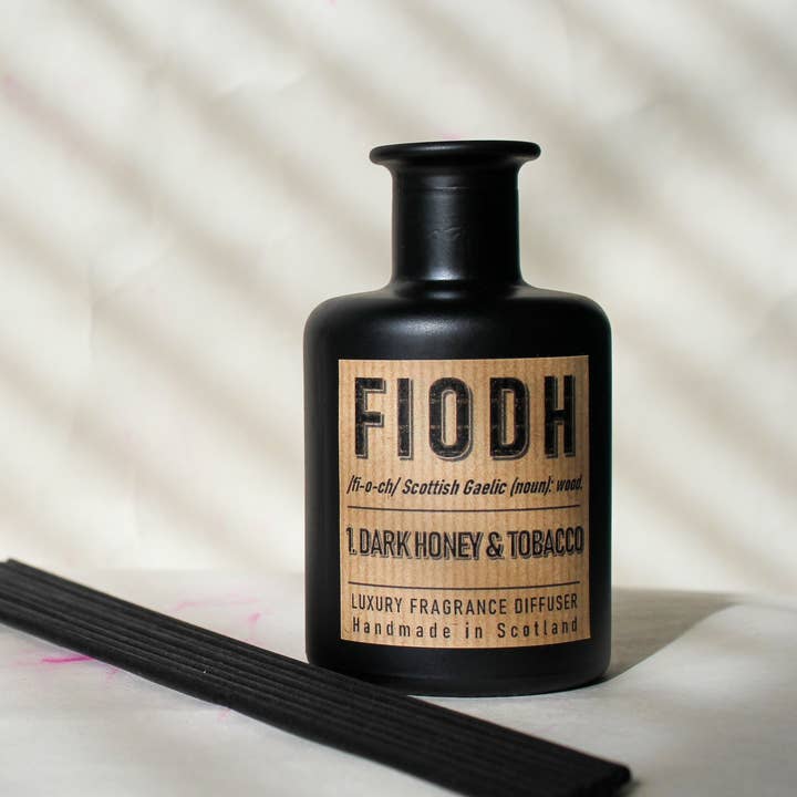 Fiodh 1: Dark Honey and Tobacco Fragrance Diffuser for wholesale by Hamilton and Morris Candlemakers