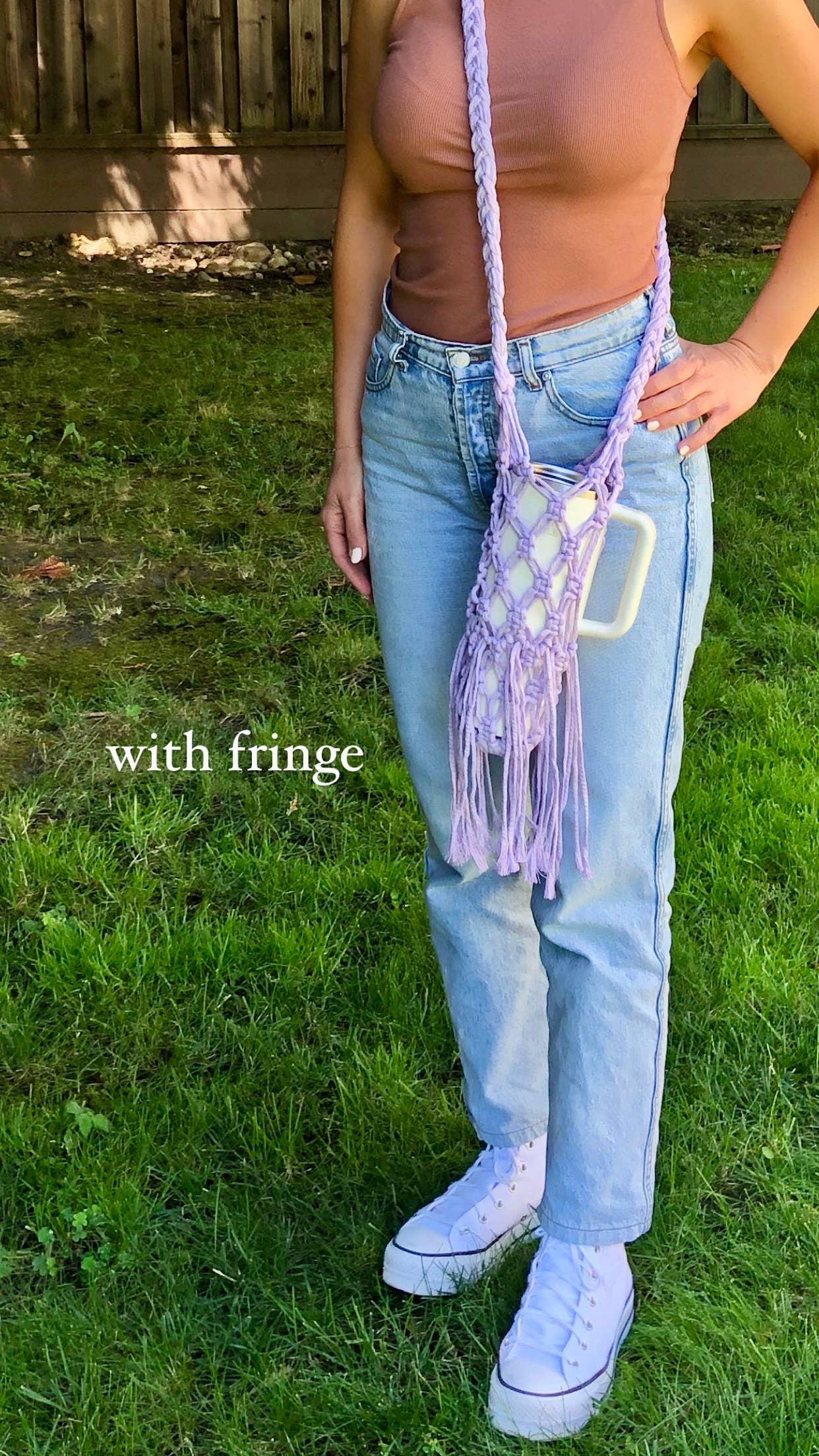 Macrame by Deidre - Wholesale Crossbody Bag - Women's - Handmade Macrame Water Bottle Holder for Stanley Cup 40oz2