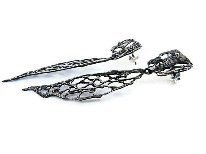 Kimya Joyas - Wholesale Dangle Earrings - Natural Pattern Long Earrings2