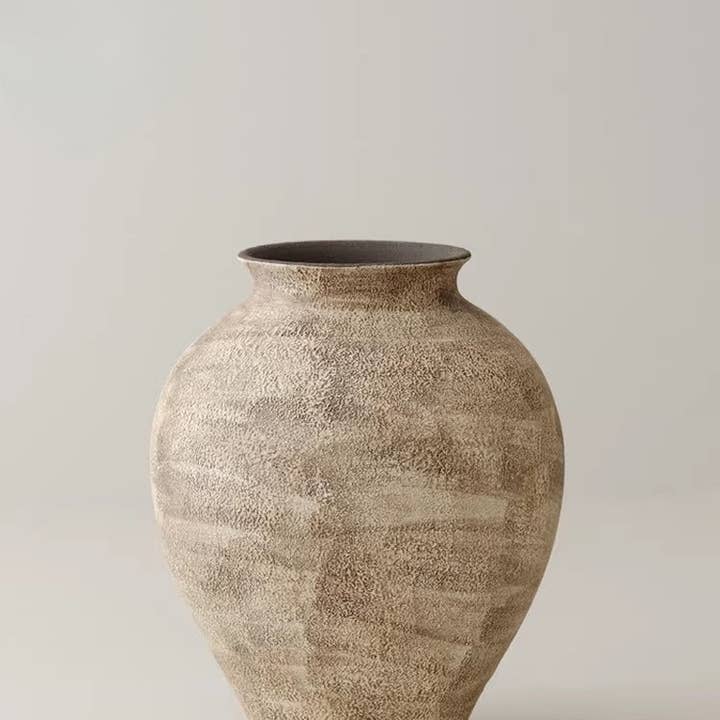 Gohobi Japanese-style Wabi Sabi Handmade Zen Large Vase 016 for wholesale by Gohobi (We cover U.S. import duties)