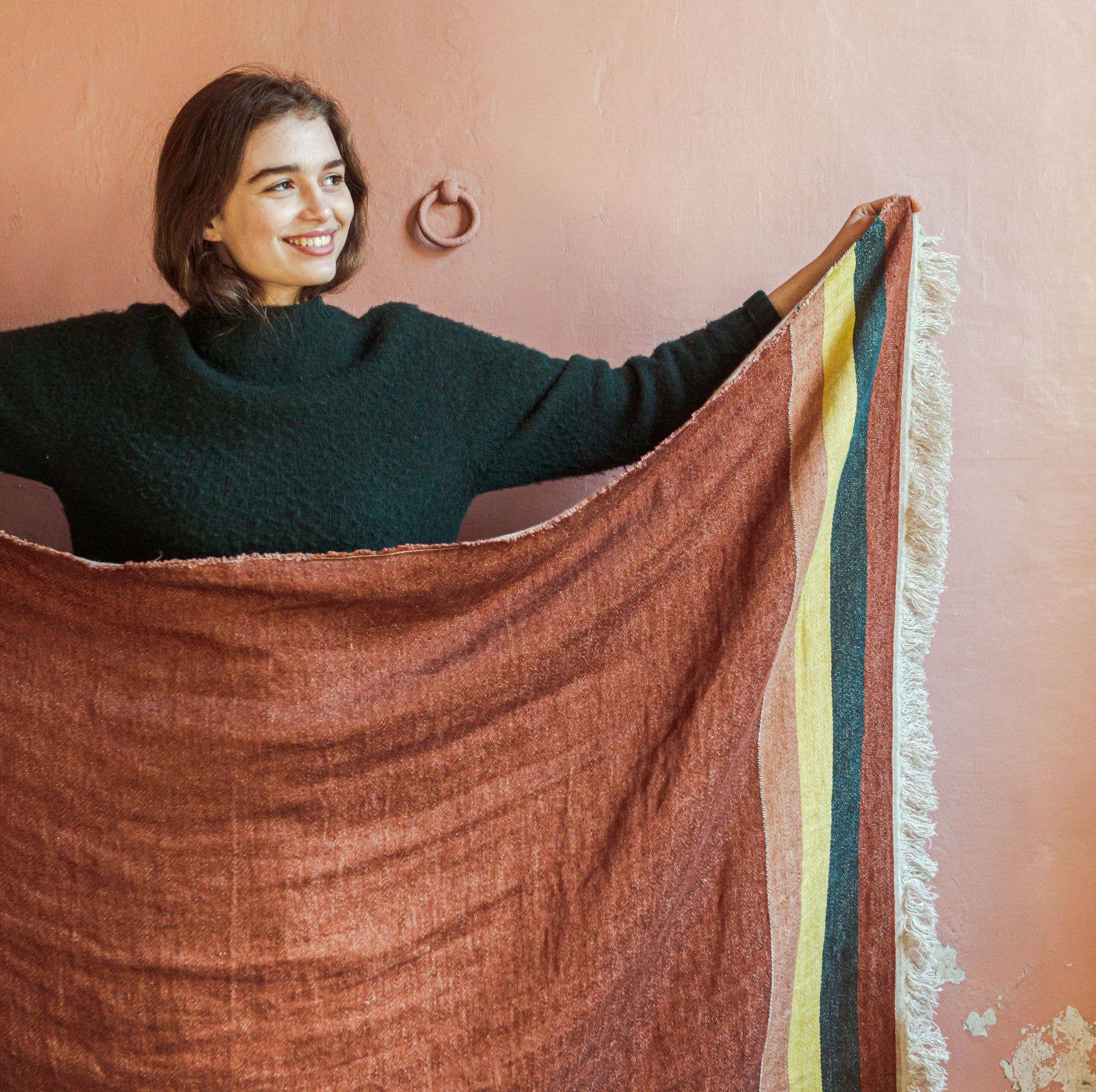 Libeco Home - Wholesale Throw Blanket - The Belgian Towel Fouta 110x180cm26