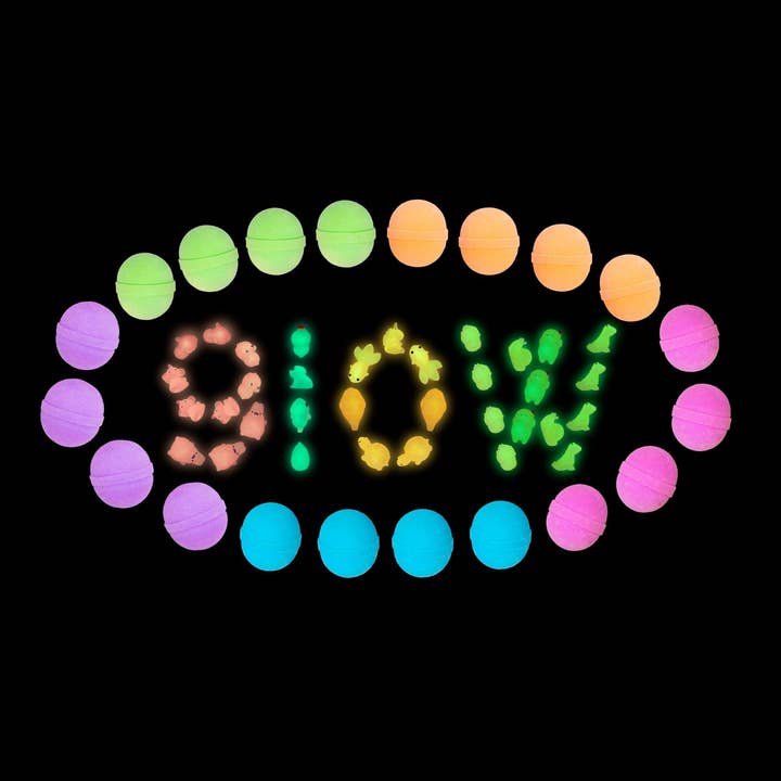 Bath Bombs with Glow N Dark Toys Inside Mix for wholesale by Purposeful Bliss - Fizzy Magic