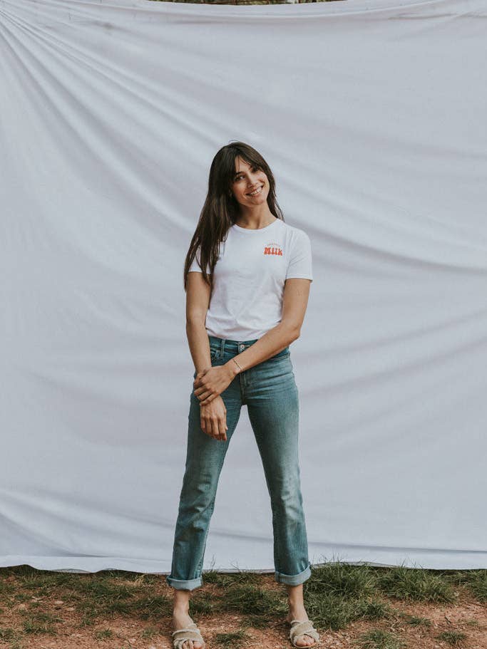 Jordson - Wholesale Screen Printed T-Shirt - Women's - Organic Milk2