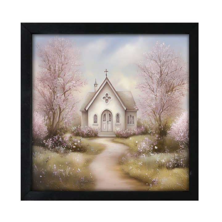 Farmhouse Spring Decorations Wood Framed Wall Art for wholesale by LifeSong Milestones