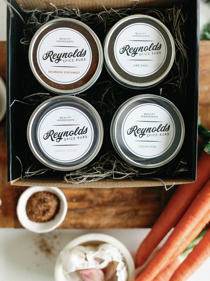 Coffret cadeau Circus Spice Rubs pour la vente par Reynolds Spice Rubs