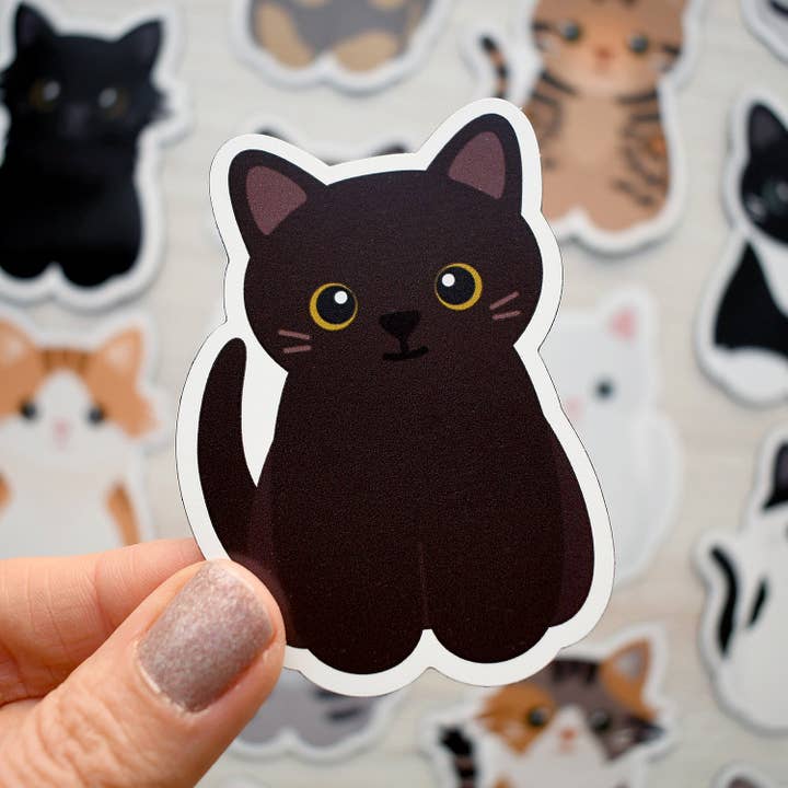 Looks Like My Cat! Chocolate brown cat magnet for wholesale by Chester and Pearl