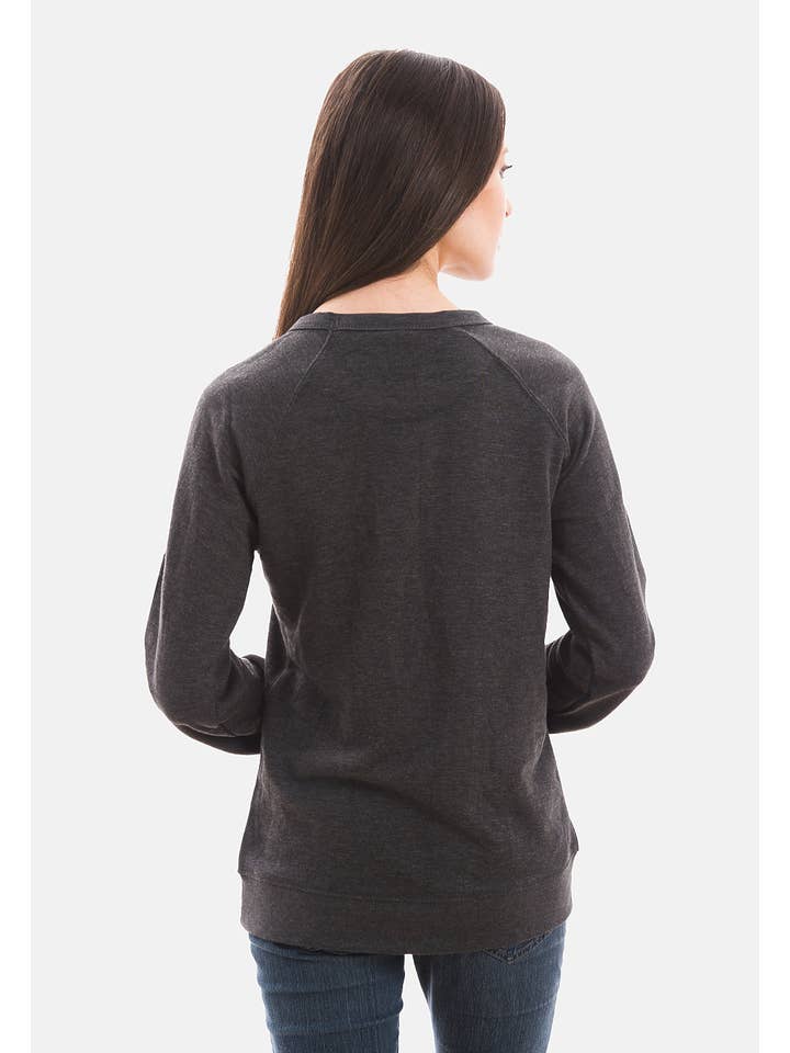 Lane Seven Apparel - Wholesale Sweatshirt - Unisex - French Terry Raglan Crewneck - For Men and Women9