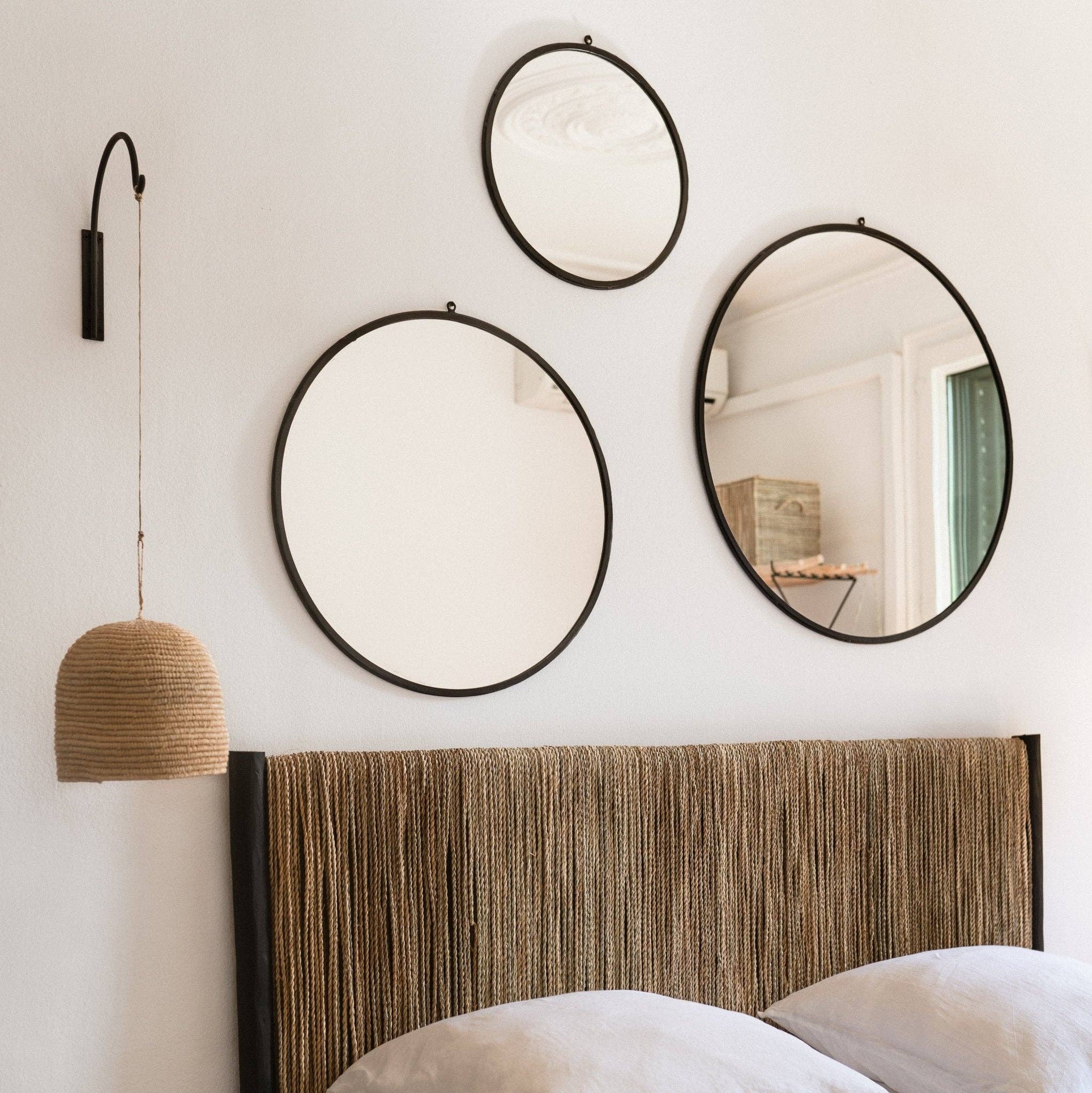 COSYDAR-DECO - Venta al por mayor Ganchos de pared - Soporte de Pared Arco Metal Negro 20cm - Soporte Luminaria Bohemia TEKU5