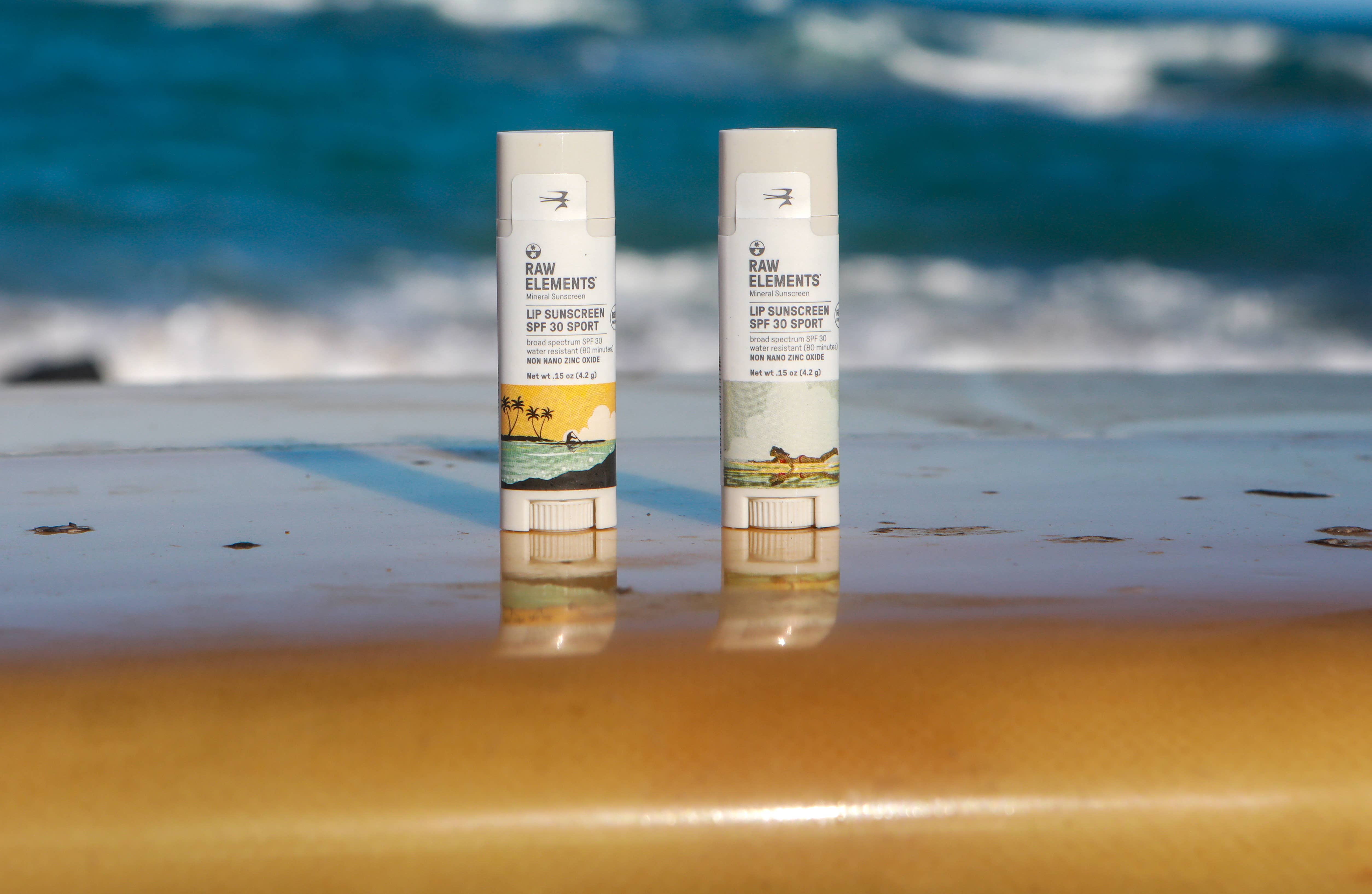 Raw Elements - Wholesale Lip Balm - Raw Elements Mike Field Lip 2PK SPF 30 .15oz3