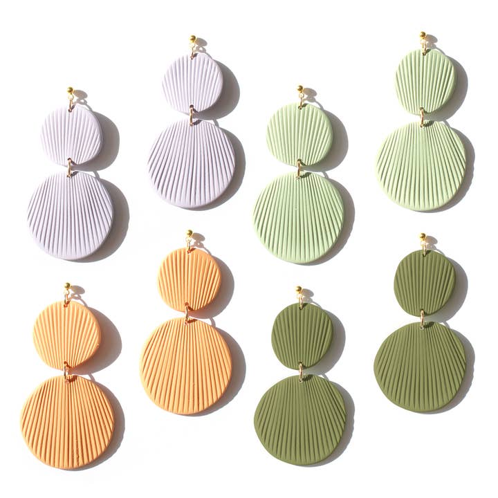 Mini Resting Beach Face Earrings for wholesale by Hello Ashto