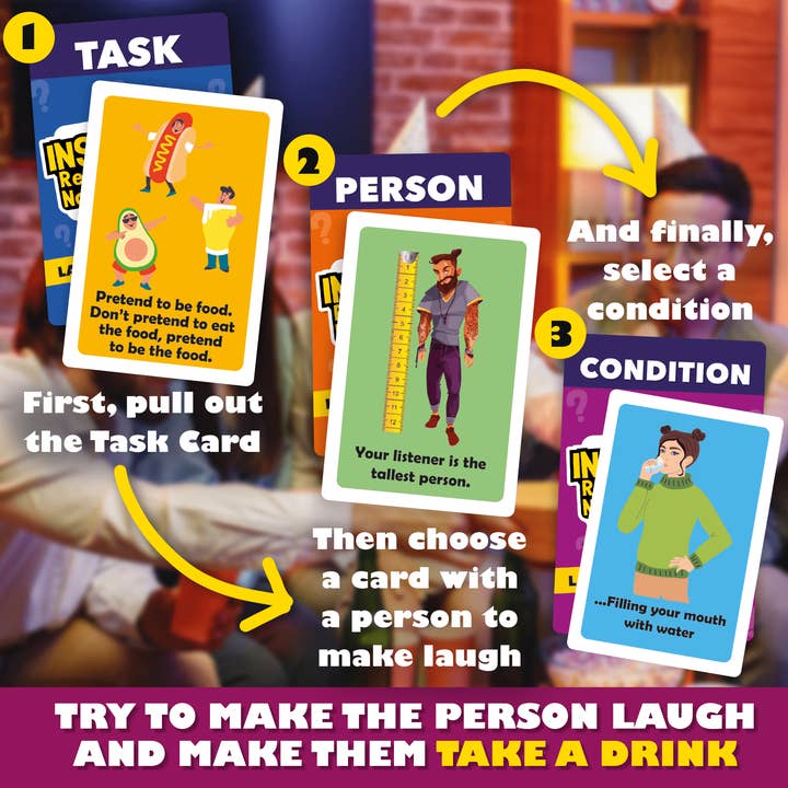 QUOKKA - Wholesale Card Game - Insobriety Fun Party Game for Adults | You Laugh You Loose