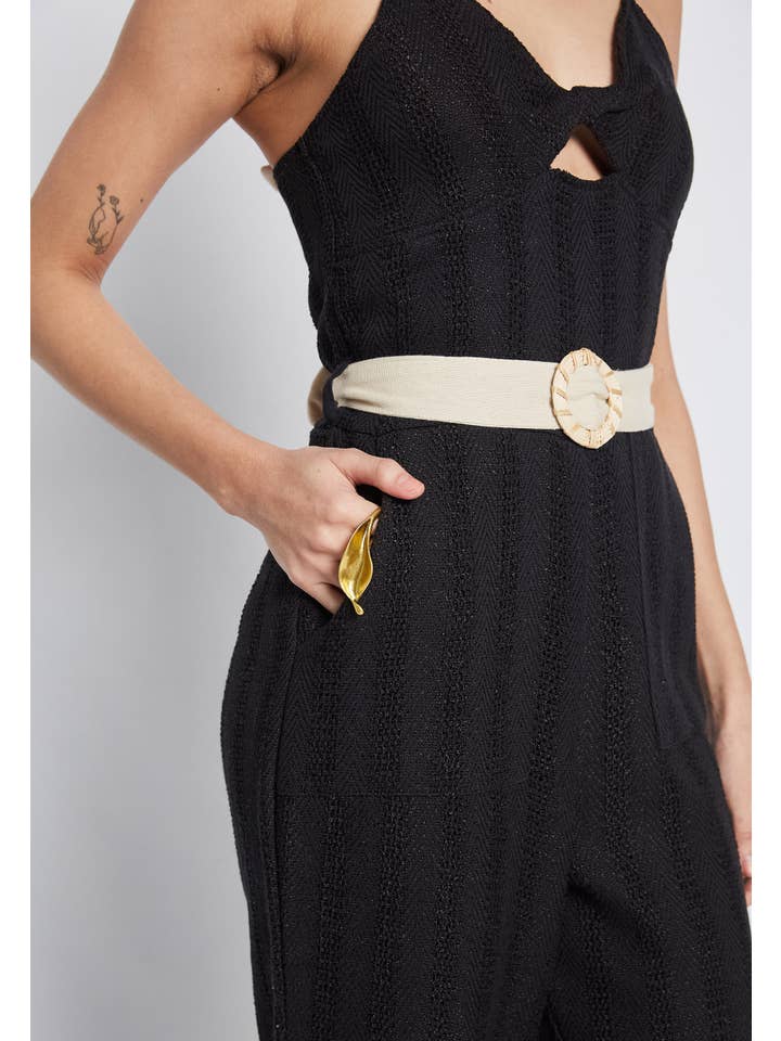 Be Sunset – wholesale Jumpsuit - Dam – Soleil Mai svart jumpsuit2