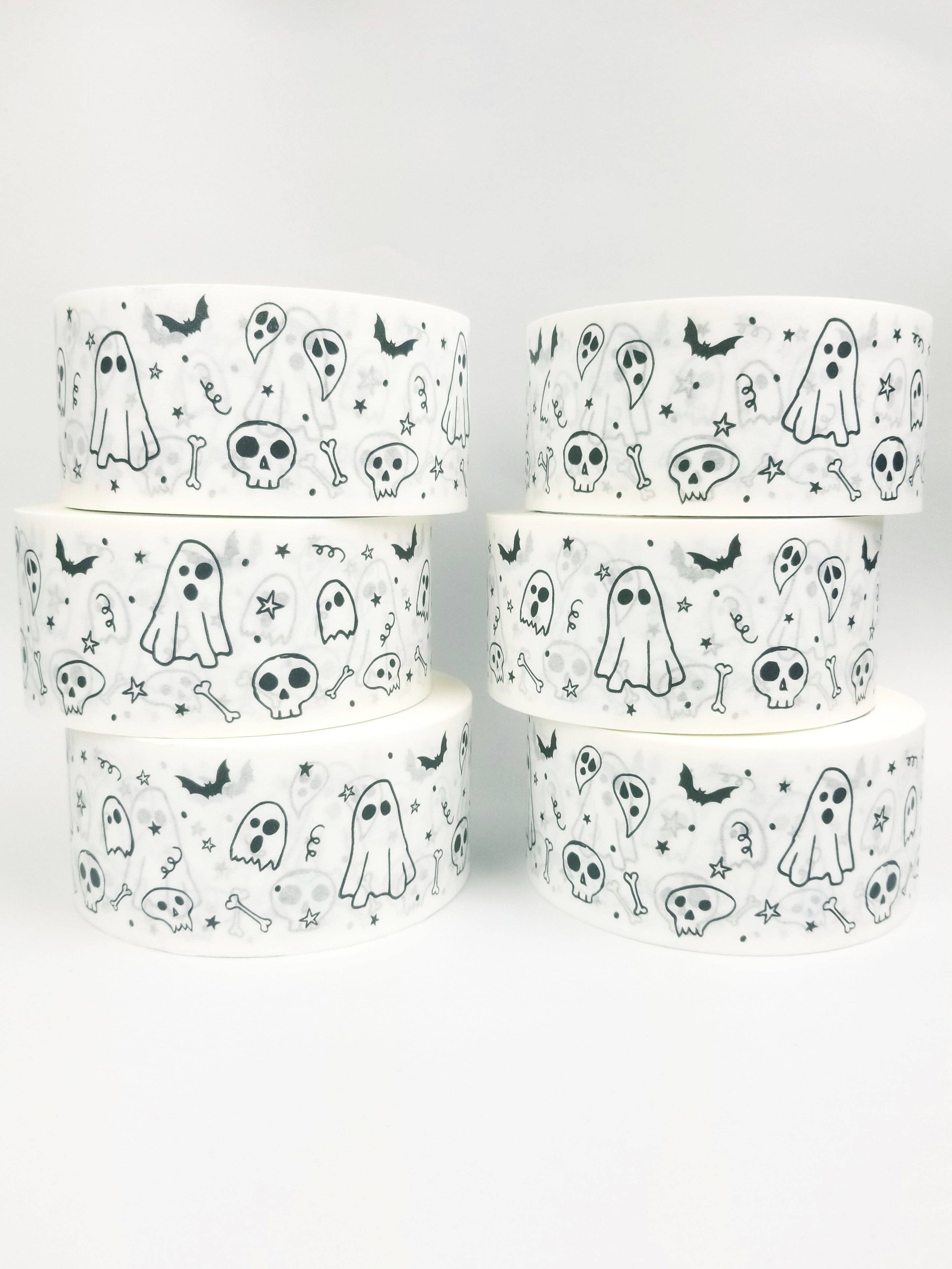 Tissue & Tape – wholesale Tape – Halloween theme on white paper | Packaging tape - 50mm3
