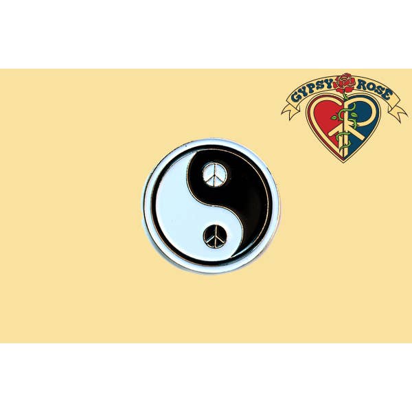 Gypsy Rose - Wholesale Lapel Pin/Button - Yin and yang Lapel Pin