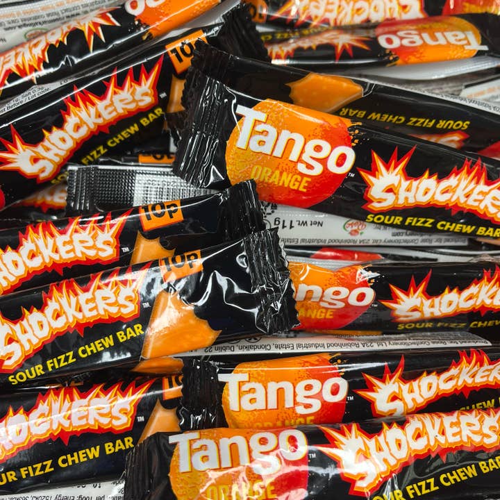 Tango Sour Shockers Orange Chew Bars - Freeze Dried Sweets for wholesale by Freeze Dried Sweets