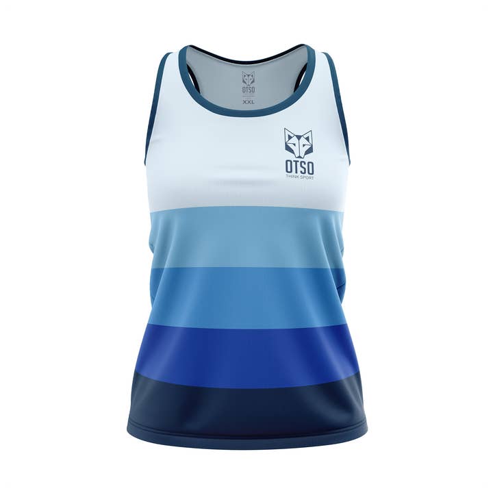 Women's Singlet Blue for wholesale by OTSO