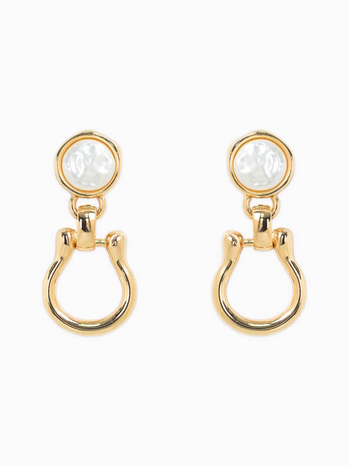 Perlen-Ohrstecker mit Trensendetail für den Großhandel von Sessori