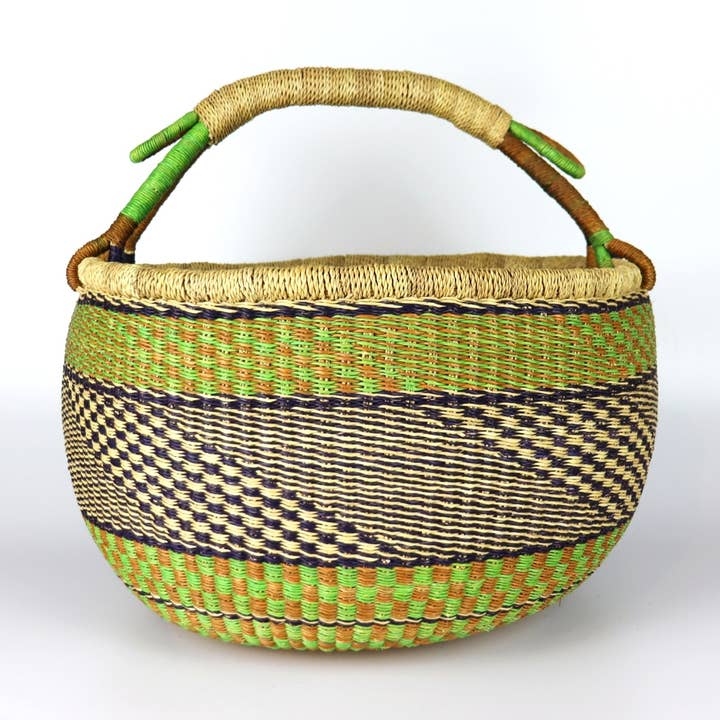 The Bam's Art Shop - Wholesale Basket - Large Round Bolga Basket