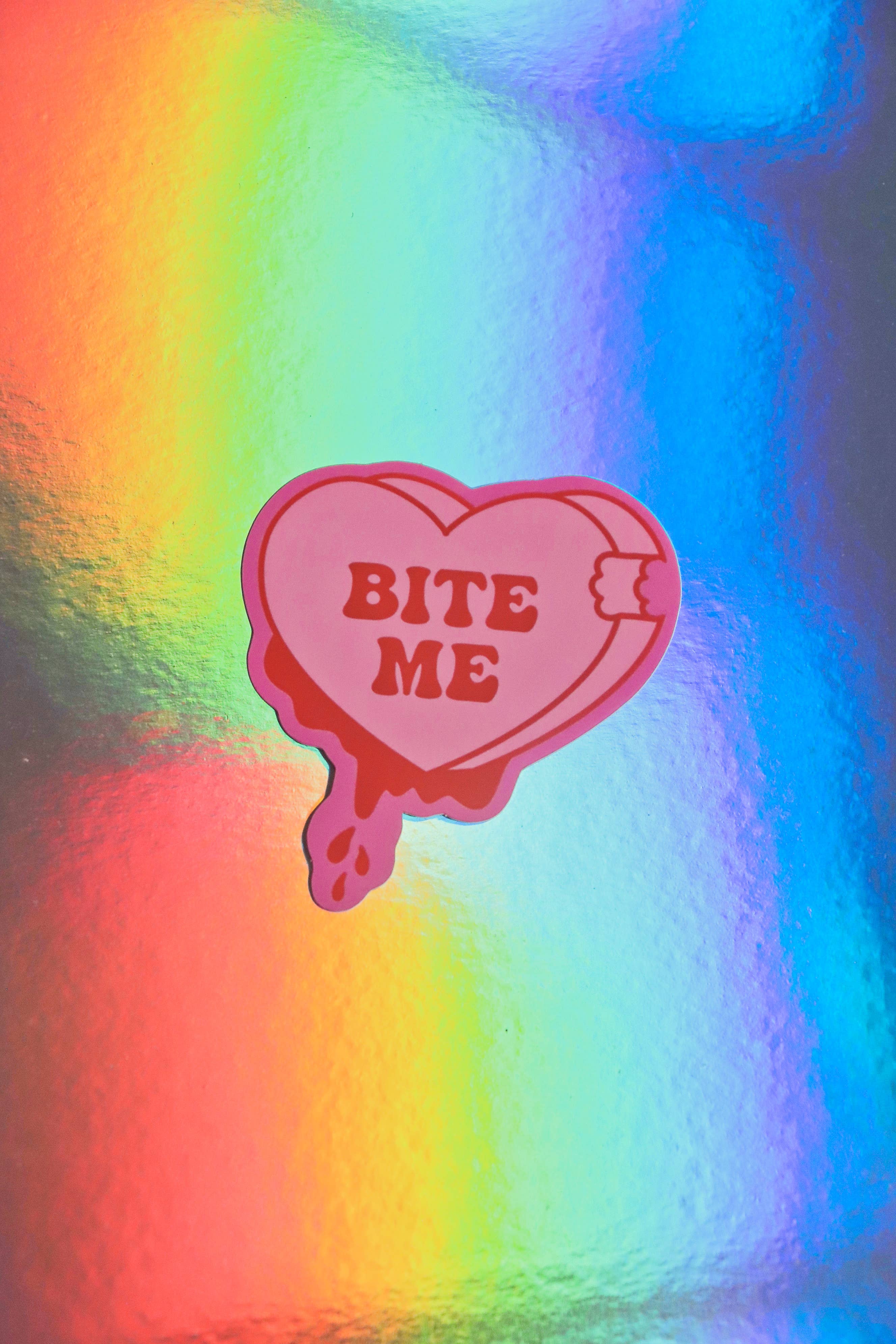 Day Dreamer Studios - Wholesale Sticker - Bite Me Candy Heart | Glossy Waterproof Vinyl Sticker5