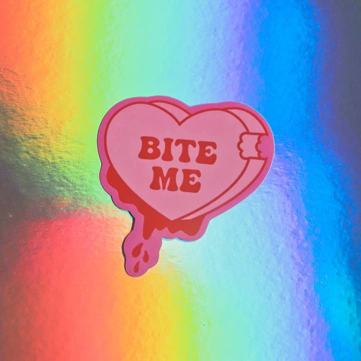 Day Dreamer Studios - Vendita all'ingrosso Adesivo - Bite Me Candy Heart | Adesivo in vinile impermeabile lucido5