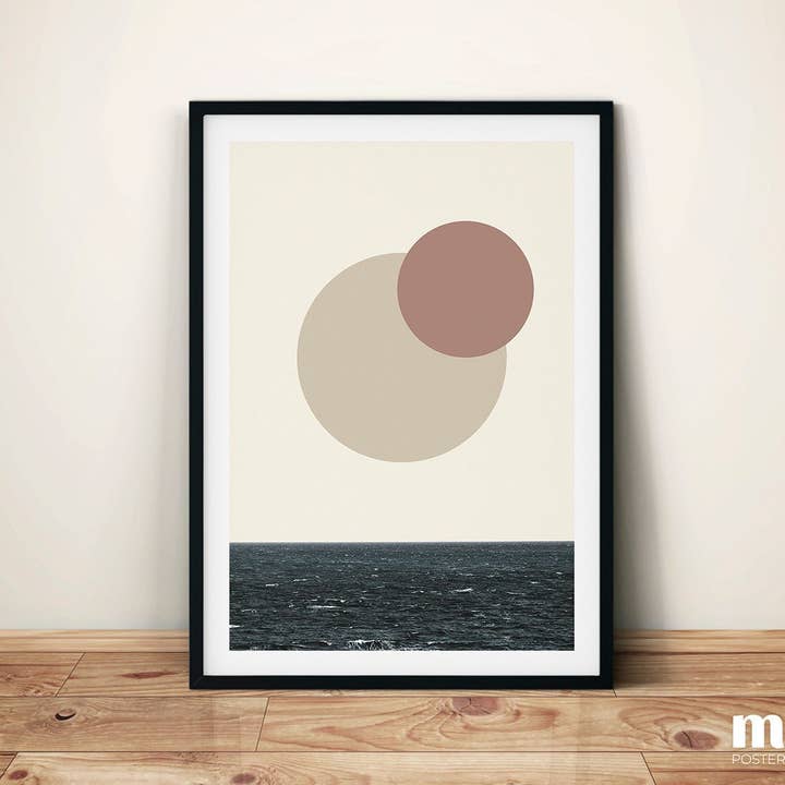 Sea - Nature Eclipse - Unique Minimalist Wall Art for wholesale by Sera/Lina