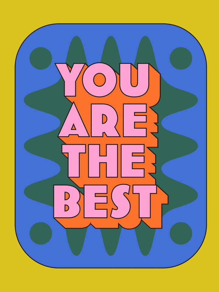 Eres el mejor para venta al por mayor de Cards by Dé