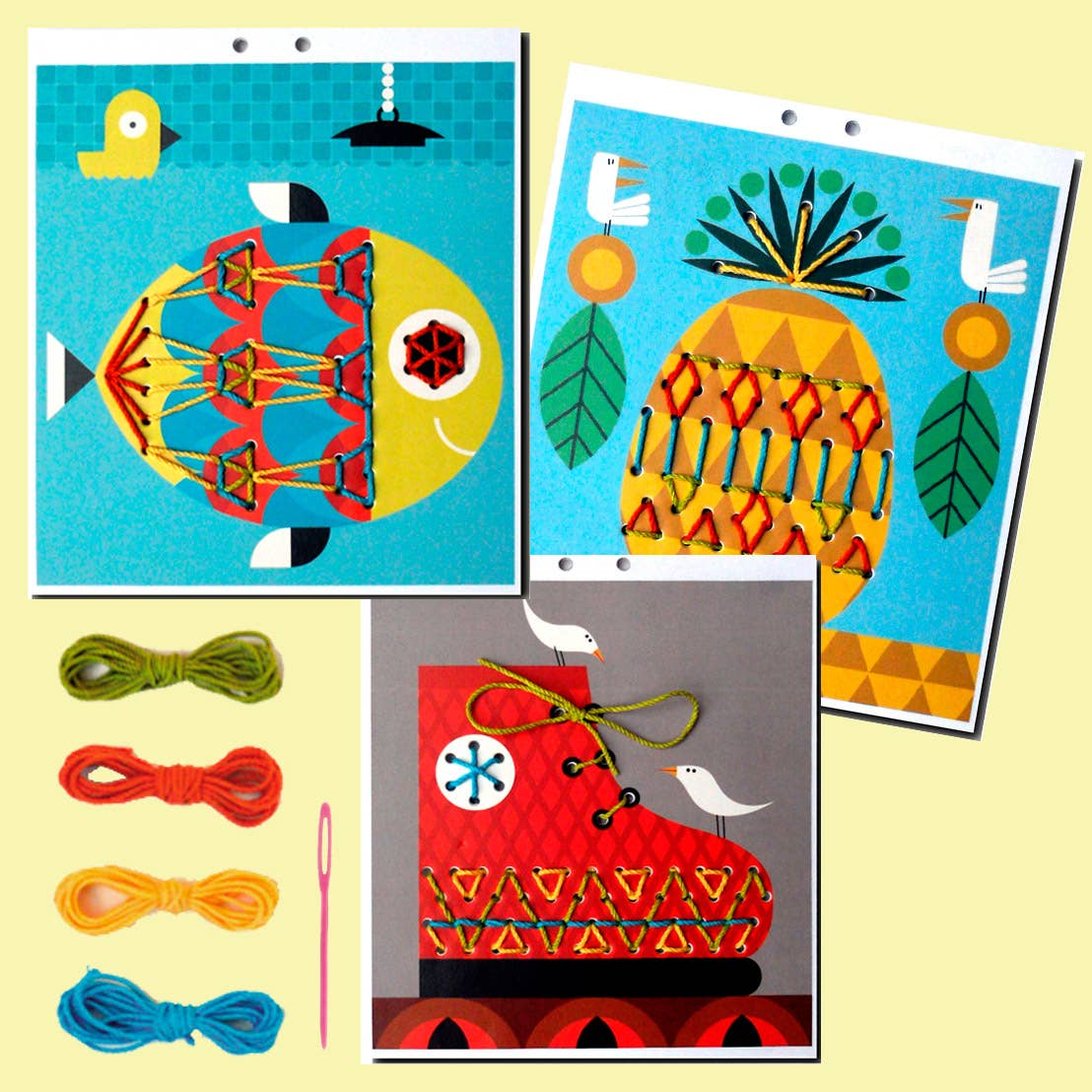 aPunt Barcelona - Wholesale DIY Craft Kit - Kids - Gift kit for children to do an embroidery1