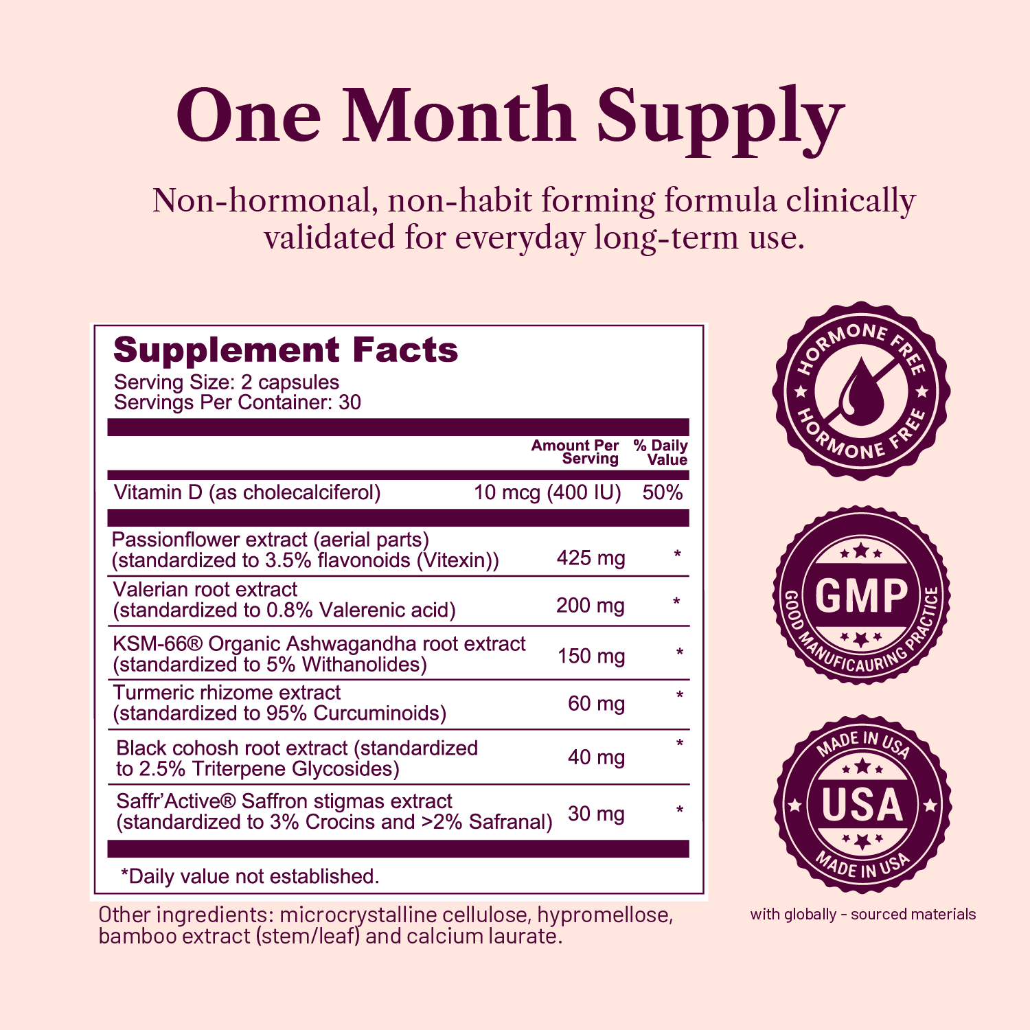 SEASON34 - Wholesale Oral Supplement/Vitamin - Menopause Sleep Support – Night Sweats Related Awakenings6