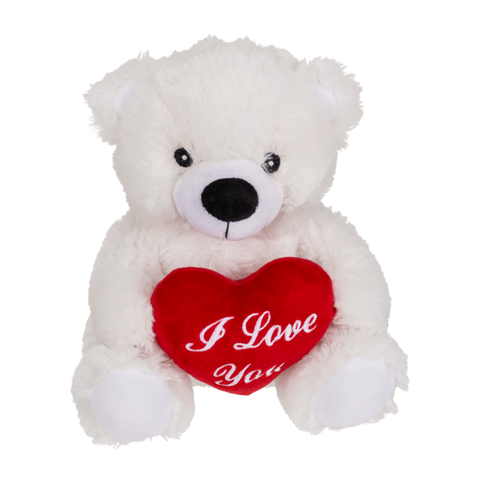 Out of the blue KG - Vendita all'ingrosso Peluche - Bambini e neonati - Orsetto di peluche con cuore rosso, ti amo,1