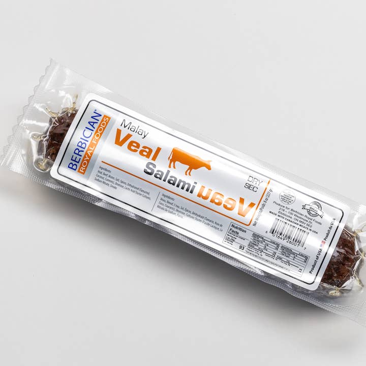 Veal Salami for wholesale by Berbician Canada