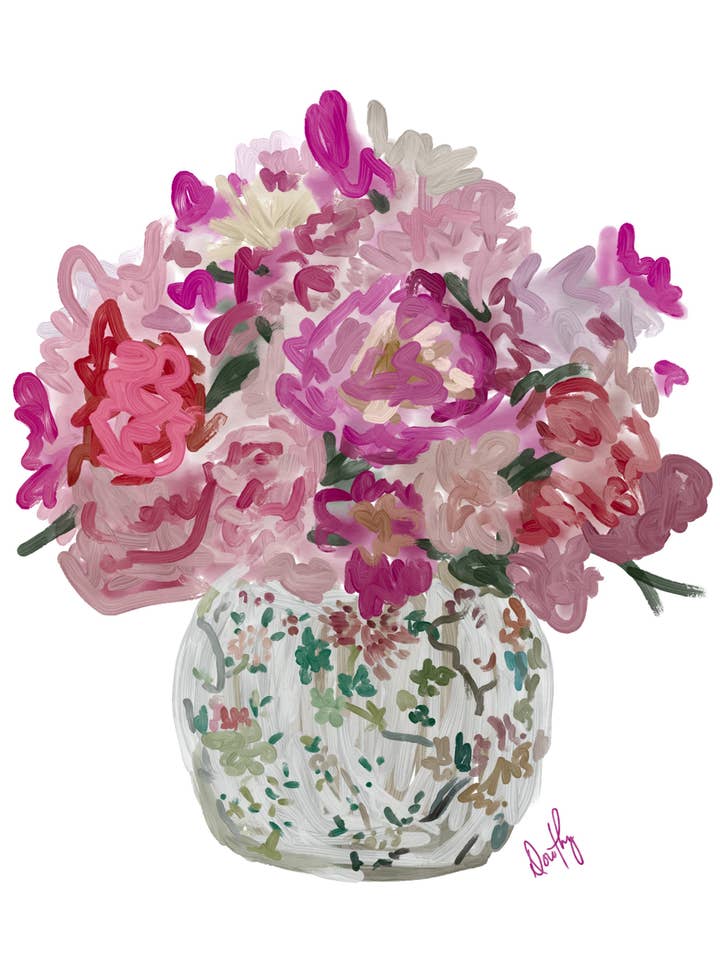 Chinoiserie Florals 2 for wholesale by Dorothy Art