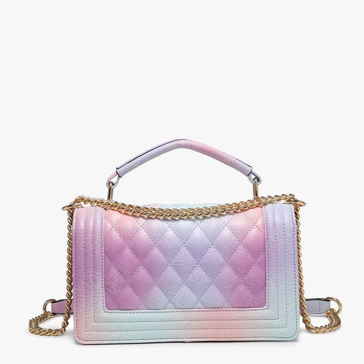 Jen & Co. - Wholesale Crossbody Bag - Women's - PP2045 Emme Quilted Ombre Butterfly Crossbody5