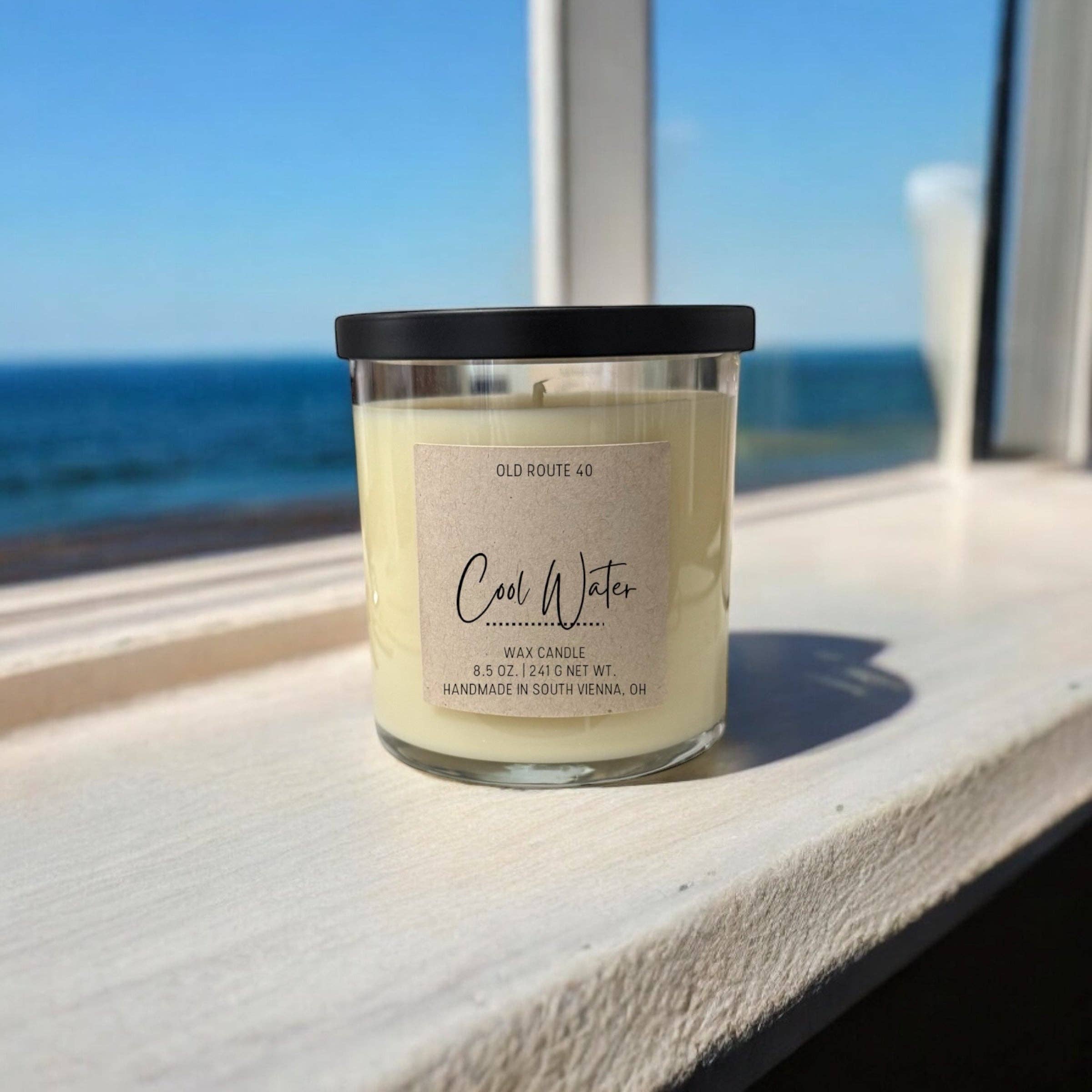 Old Route 40 - Wholesale Jar/Filled Candle - Cool Water Candle0