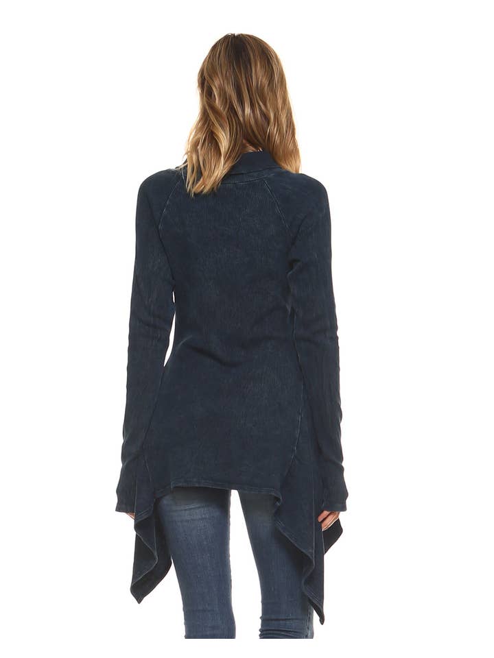 Urban X Apparel - Vendita all'ingrosso Giacca - Donna - Giacca termica abbottonata lavata Urban X L/S con colletto