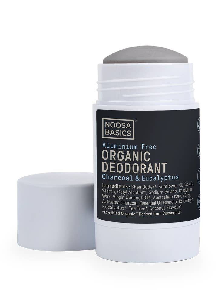 Organic Deodorant Stick with Activated Charcoal for wholesale by Noosa Basics