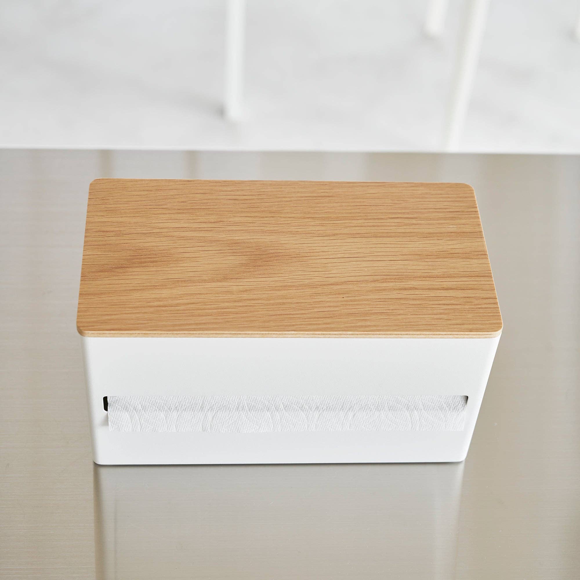 Yamazaki Home - Wholesale Paper Towel Holder - Paper Towel Dispenser - Steel + Wood7