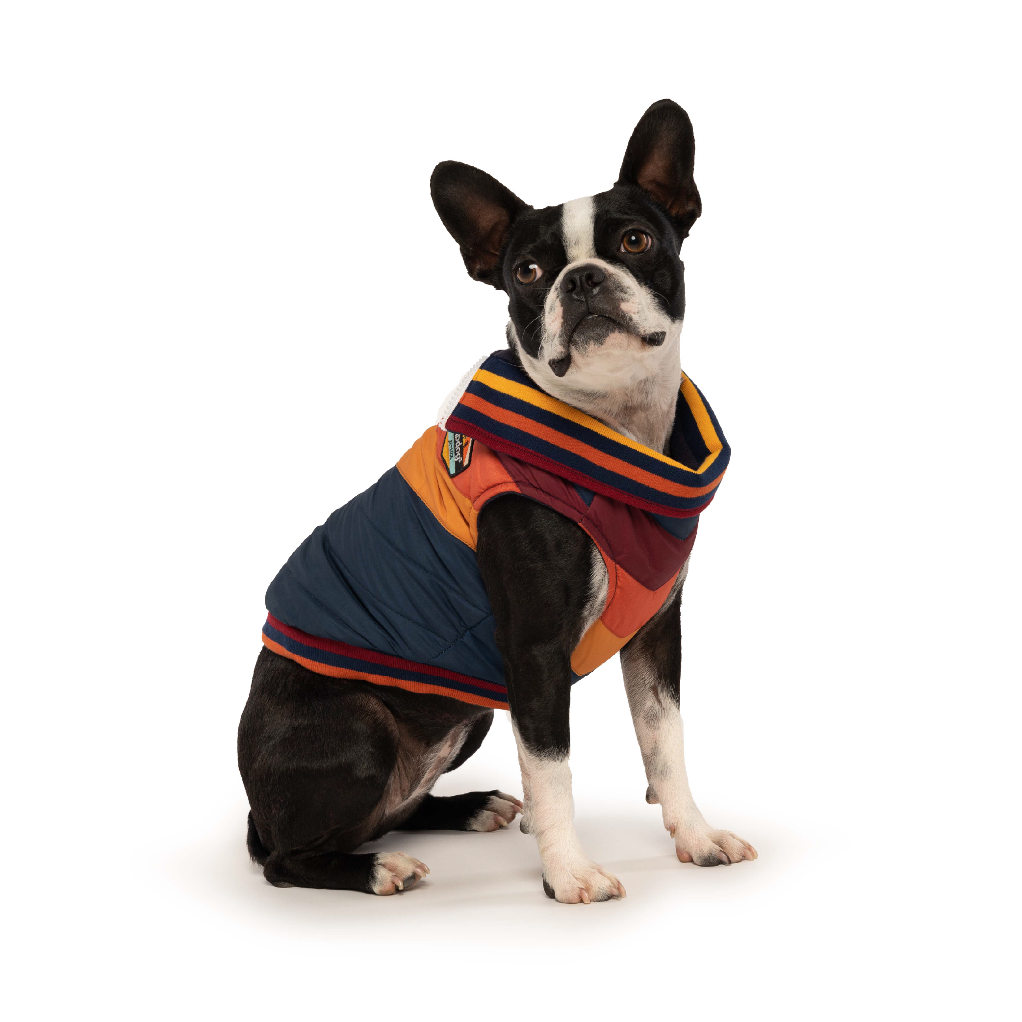 fabdog - Wholesale Pet Coat - Dog - Navy Chevron Jacket1
