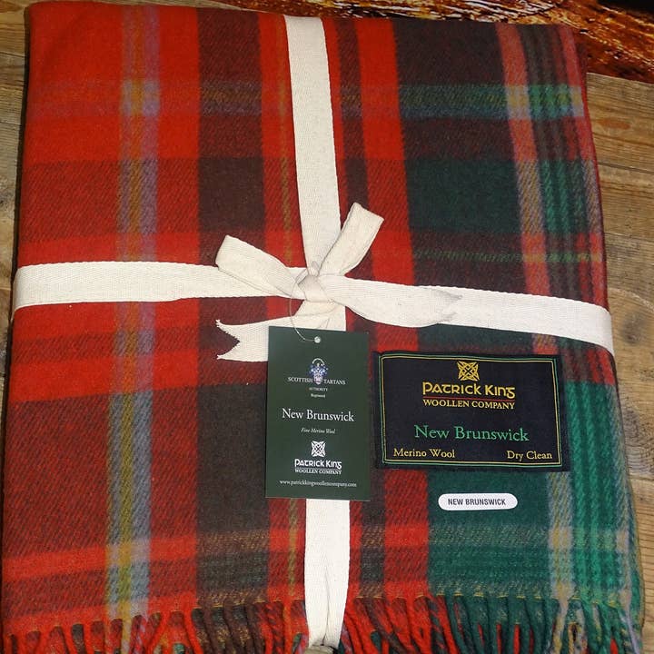Patrick King Woollen Company - Wholesale Throw Blanket - New Brunswick Deluxe Highland Blanket