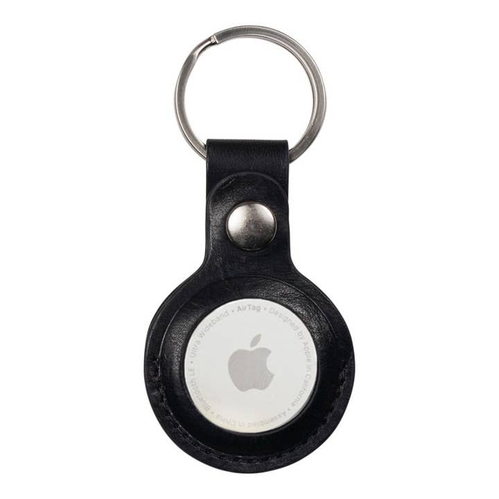 Læder Air Tag nøglering for engroshandel hos Tony Perotti