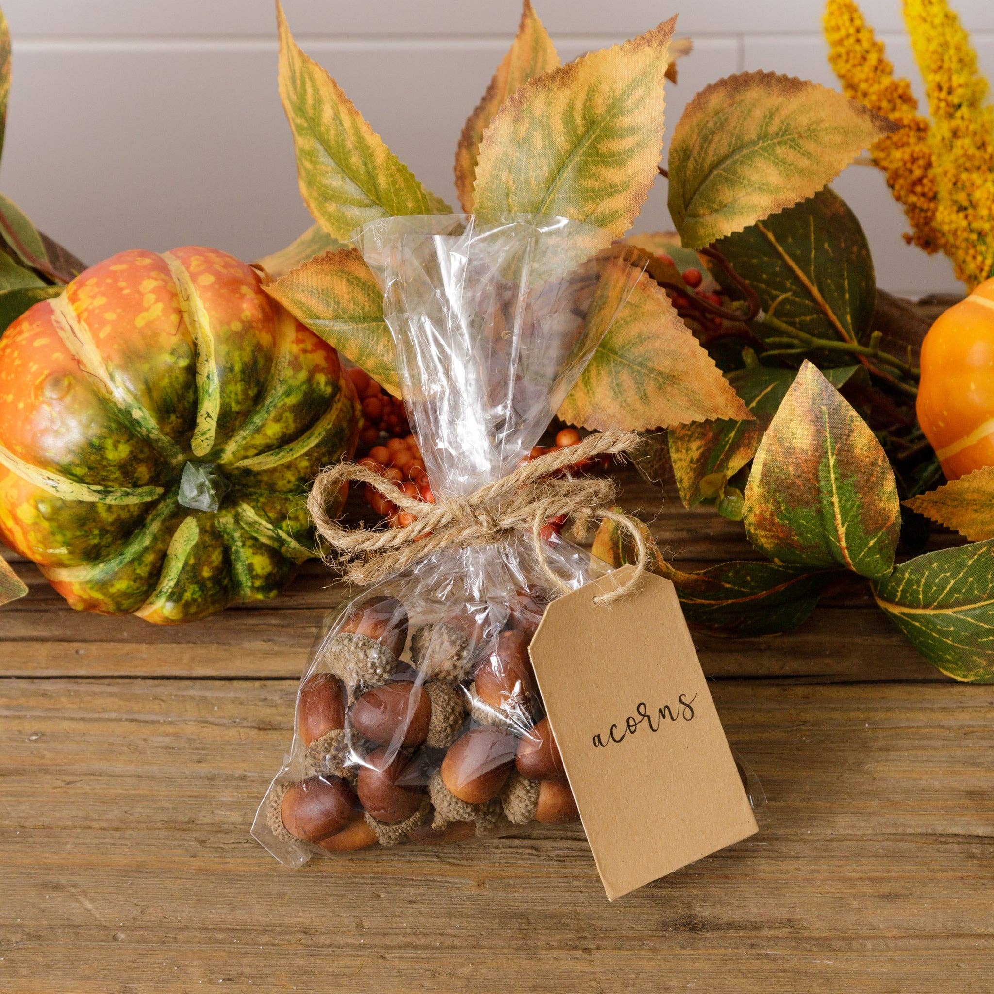 Audrey's Home & Gift - Wholesale Decorative Tabletop Object - Bag Of Acorns (Pk/02)