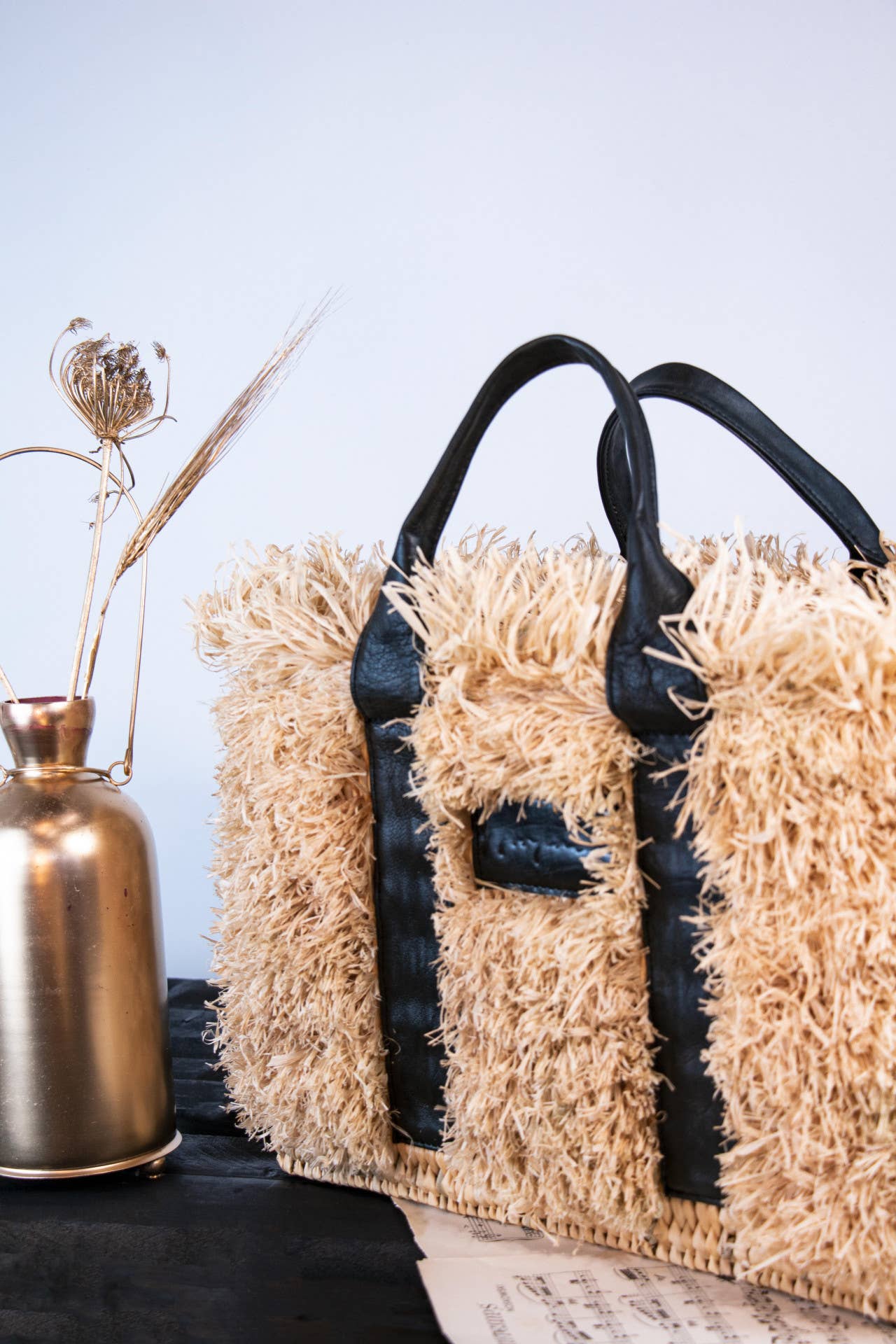 Hortence - Wholesale Beach Bag - ZOEY BAG - BLACK1