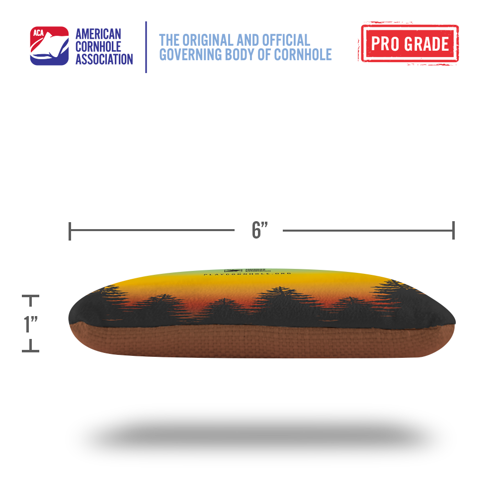 American Cornhole Association - Wholesale Cornhole - Retro Sasquatch Synergy Pro Cornhole Bags7