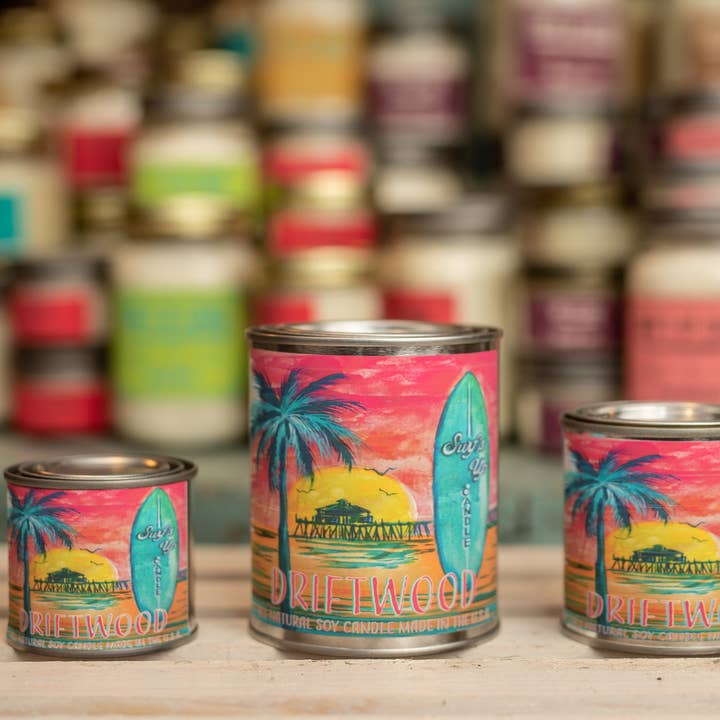 Driftwood Paint Can Candle - Vintage Collection för wholesale av Surfs Up Candle