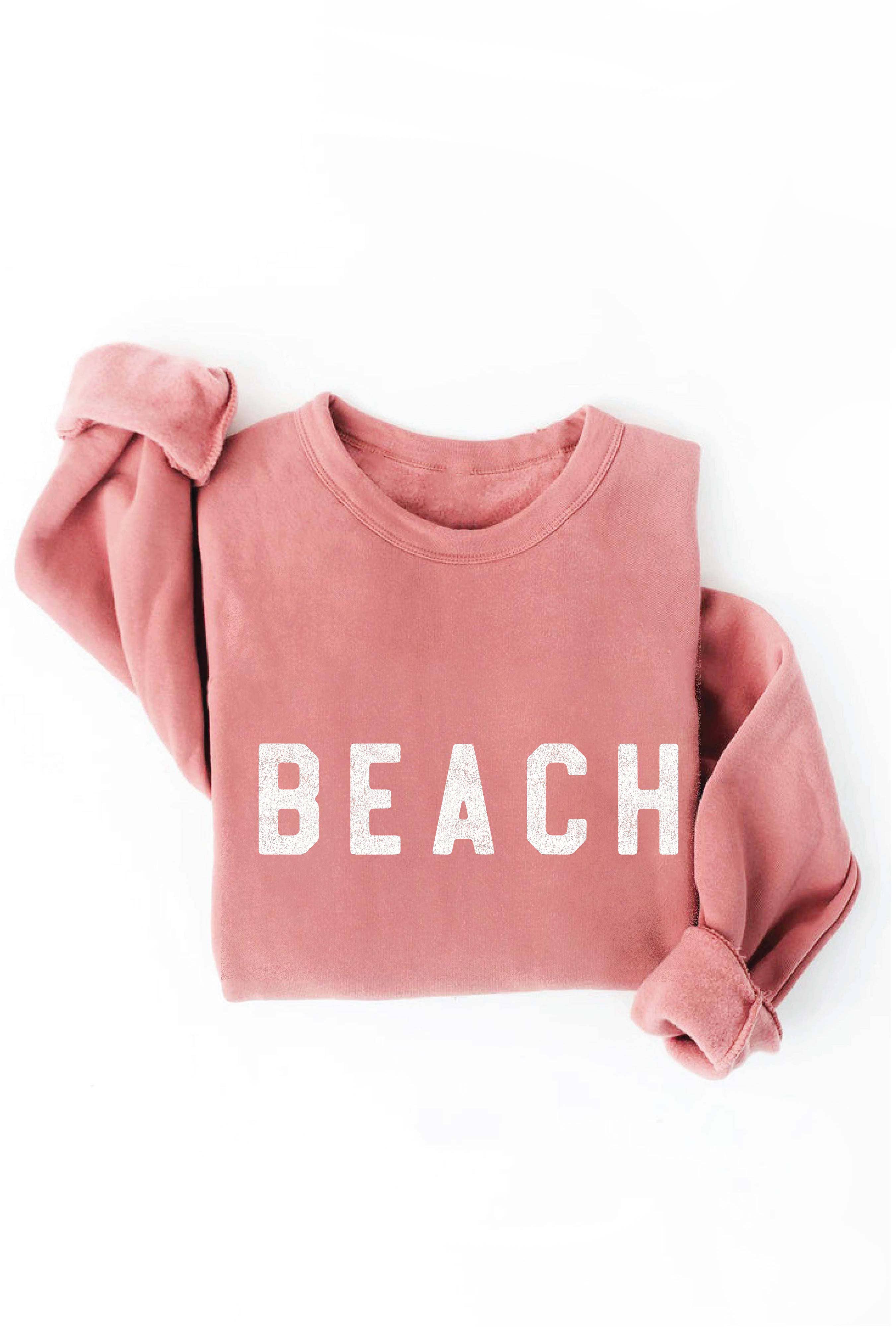 OAT COLLECTIVE - Wholesale Graphic Sweatshirt - Women's - BEACH Graphic Sweatshirt8