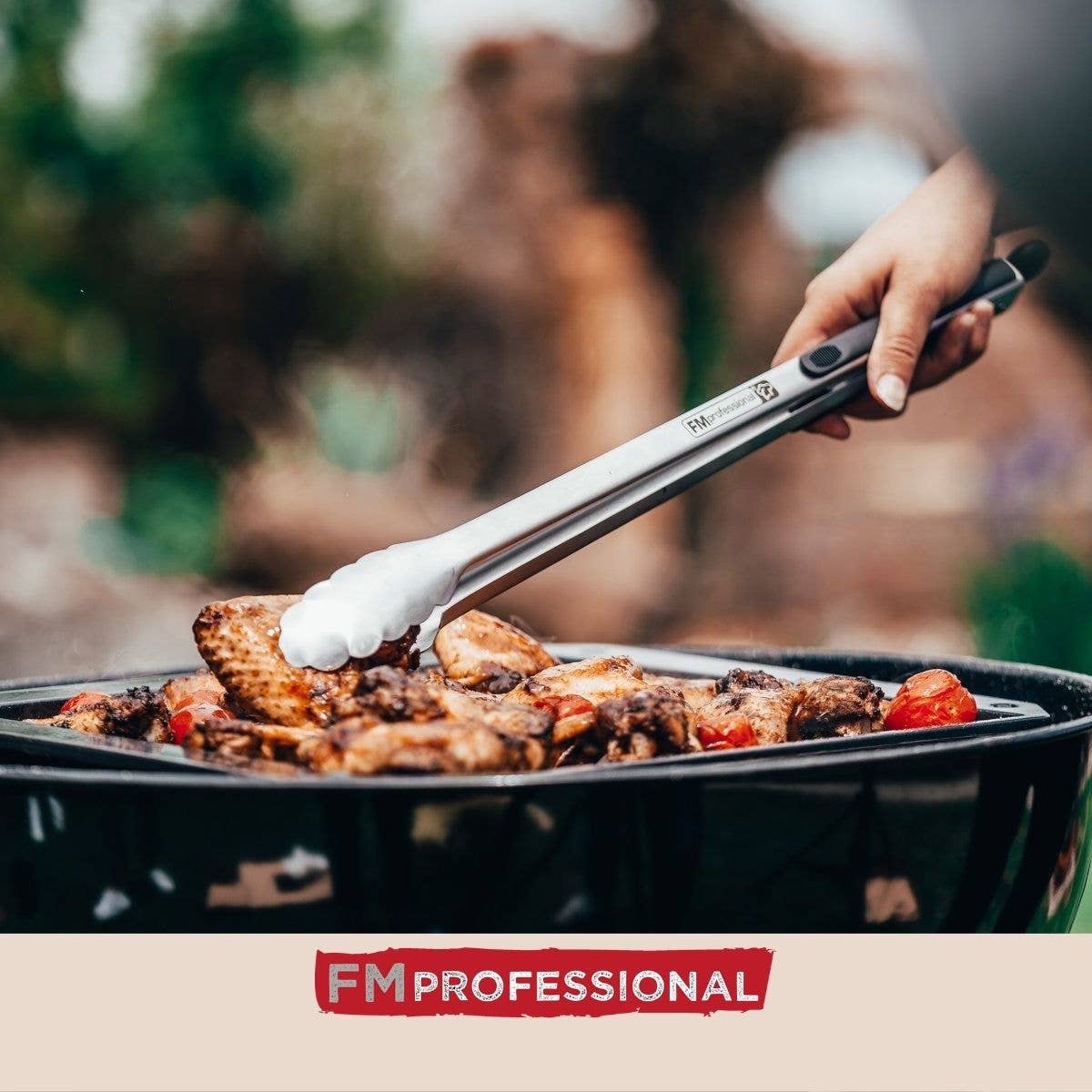 Zenker - Wholesale Kitchen Tong - FM Professional Barbecue 46 cm stainless steel barbecue tong6