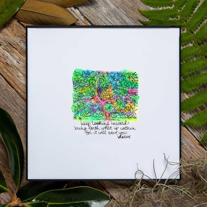 Live Oak Art - Tiny Haiku Art (Watercolor) for wholesale by bharris Art