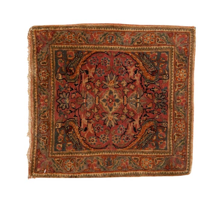 1,5x1,5 Vintage Farahan Sarouk Quadrat Teppichmatte für den Großhandel von Old New House